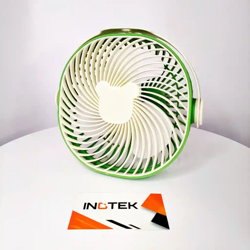 Mini Ventilador De Escritorio Usb Verde - Frescura Portátil Para Cualquier Espacio | Klw-f9