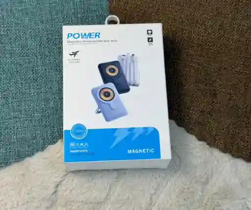 Power Bank 10.000 Magnetica / Con Cable Tipo C, V8, Iphone
