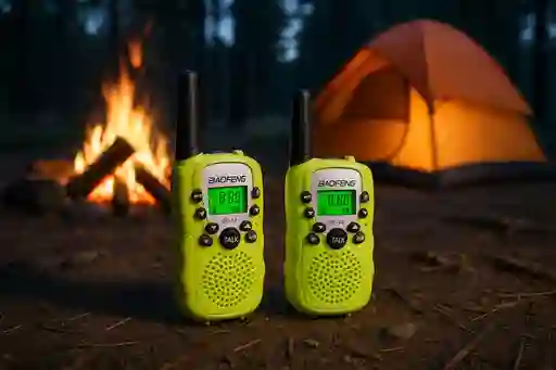Radios Mini Walkie Talkie Baofeng Bf-t3 X2 Unidades (color Verde)