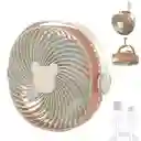 Mini Ventilador De Escritorio Usb Rosado - Frescura Portátil Para Cualquier Espacio | Klw-f9