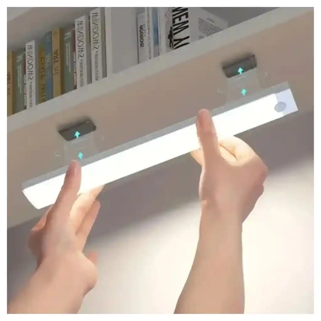 Lampara Luz Led Sensor De Movimiento Recargable 20 Cm
