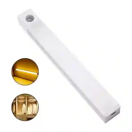 Lampara Luz Led Sensor De Movimiento Recargable 20 Cm