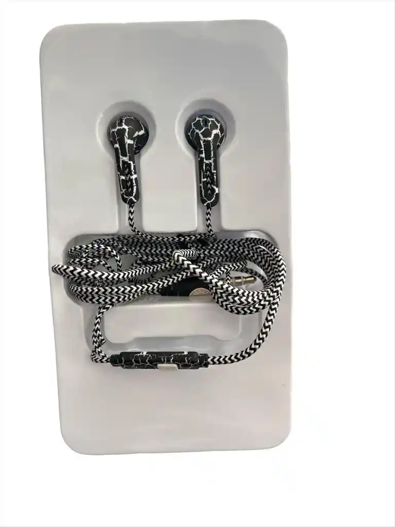 Audifonos De Cable Marca Yl Para Celular Android Colores Azul Y Gris