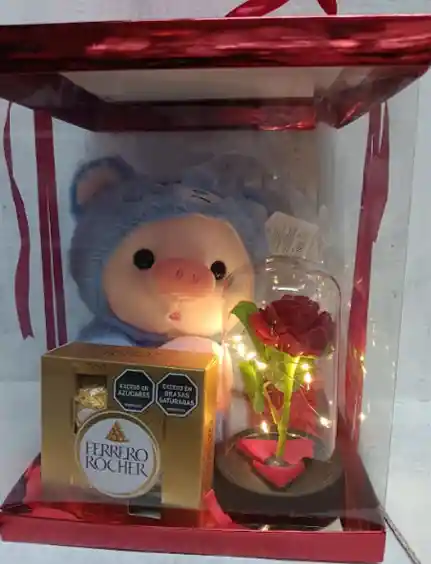 Cajita Cerdito Disfrazado De Amor