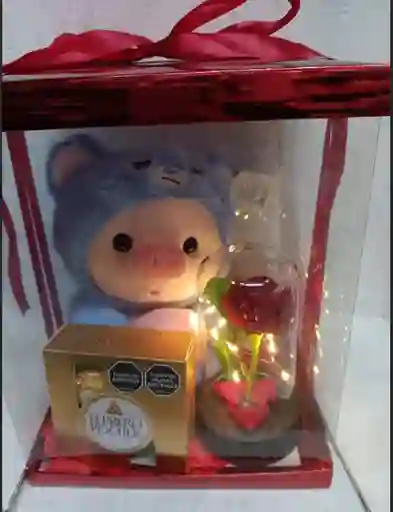 Cajita Cerdito Disfrazado De Amor