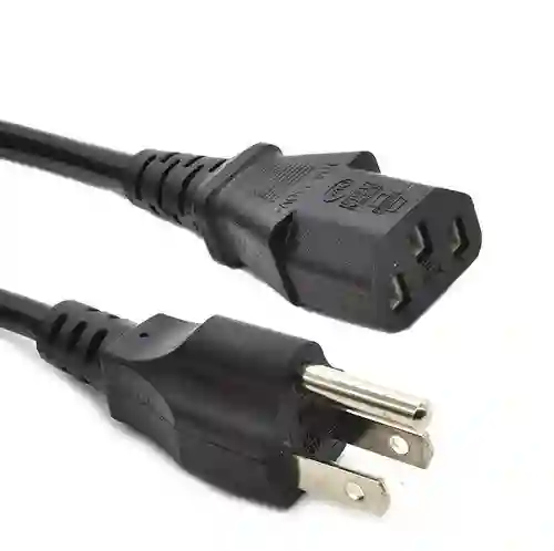 Cable Poder Plano Alimentación Pc 10a 250v 1.5 Mts