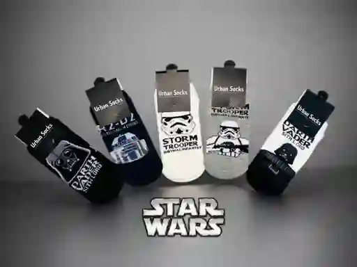 Medias Tobilleras Star Wars Storm Trooper Gris