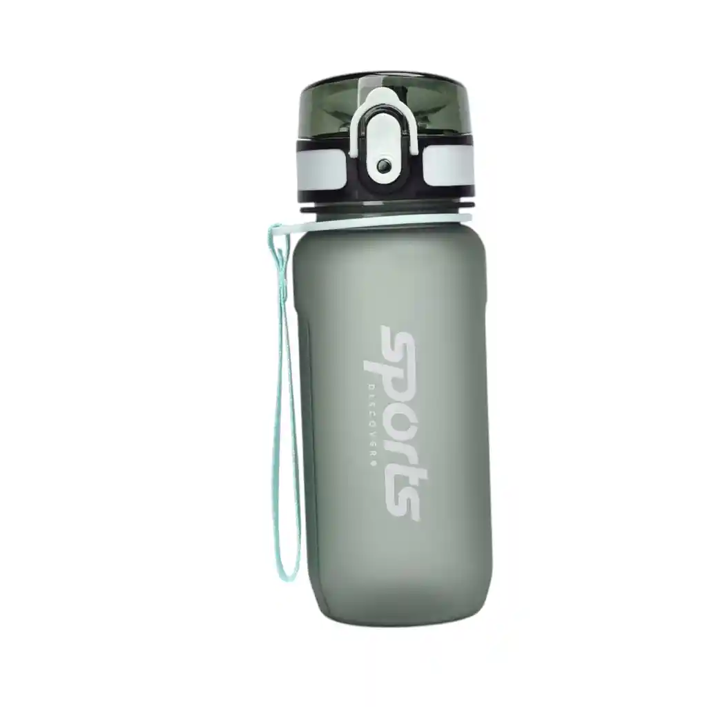 Botella De Agua 400ml Plastica Dim:6x6x18