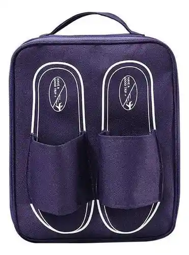 Organizador De Zapatos Viajero Color Azul
