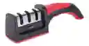 Afilador Cuchillos Profesional Acero Inoxidable Color Rojo/negro