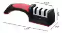Afilador Cuchillos Profesional Acero Inoxidable Color Rojo/negro