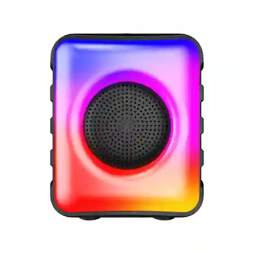Parlante Jbk-1402 Bluetooth 5.0 | 8w, Usb/sd, Entrada Para Micrófono + Luces Led Rgb - (22x26cm)