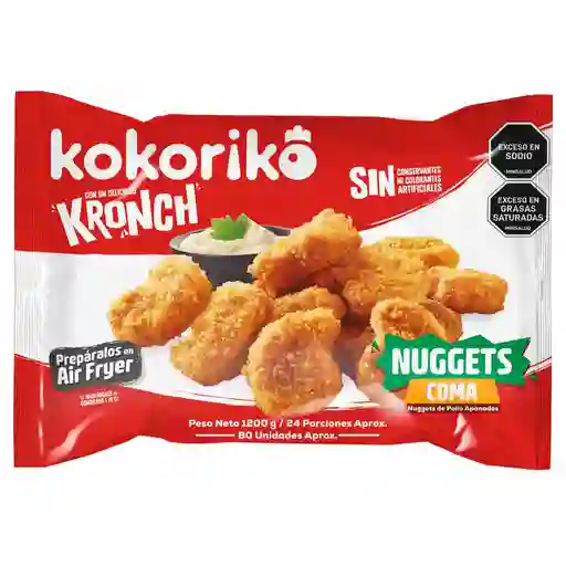 Kokoriko Nuggets De Pollo Apanado 1.2 Kg
