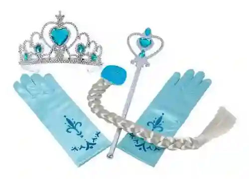 Set De Accesorios Disfraz Elsa