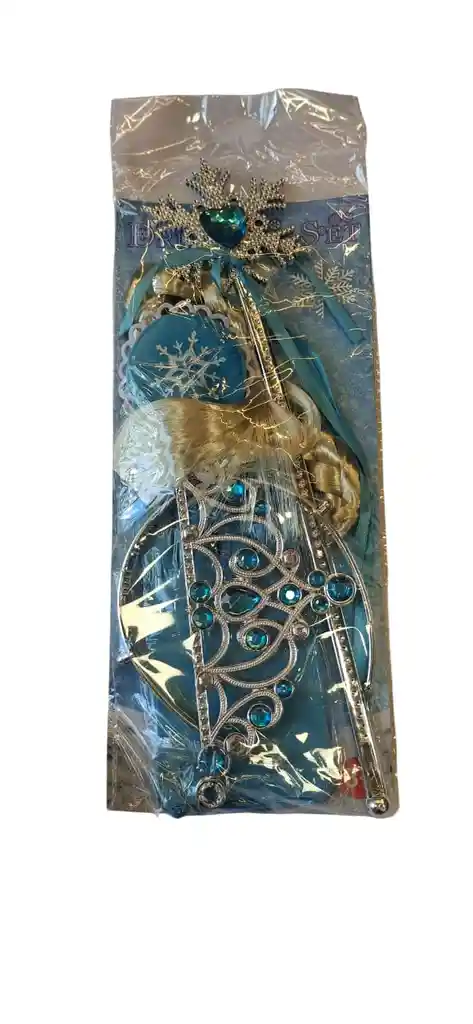 Set De Accesorios Disfraz Elsa