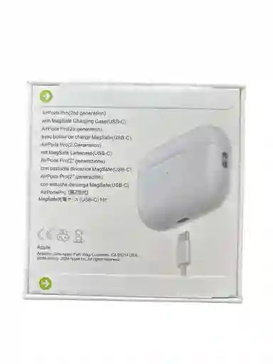 Audifonos Inalambricos Para Iphone Airpods Pro Segunda Generacion