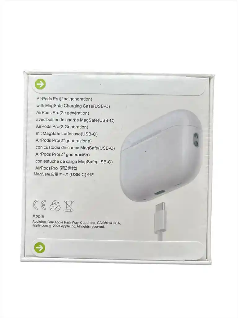 Audifonos Inalambricos Para Iphone Airpods Pro Segunda Generacion