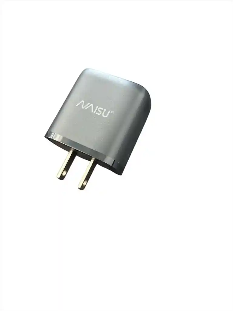 Cargador De Pared Doble Proposito 2 En 1 Tipo C Y Tipo Usb De 38w Carga Rapida Marca Naisu