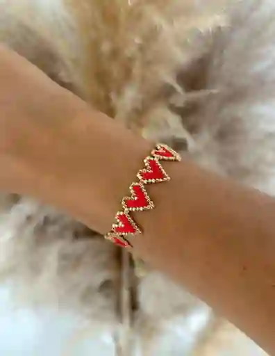 Pulsera Corazones Miyuki