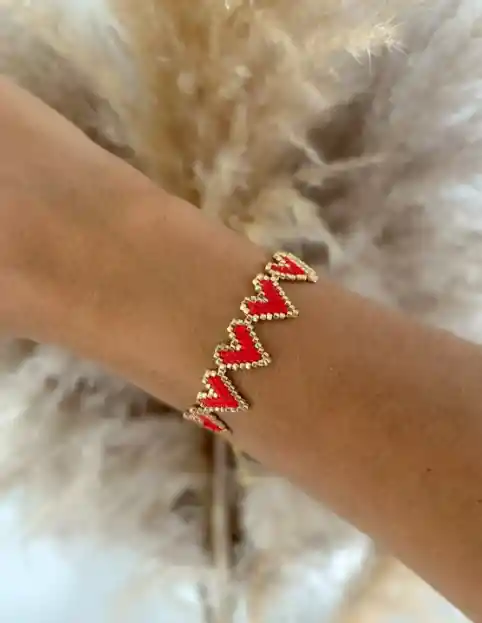 Pulsera Corazones Miyuki