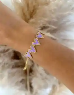 Pulsera Corazones Miyuki