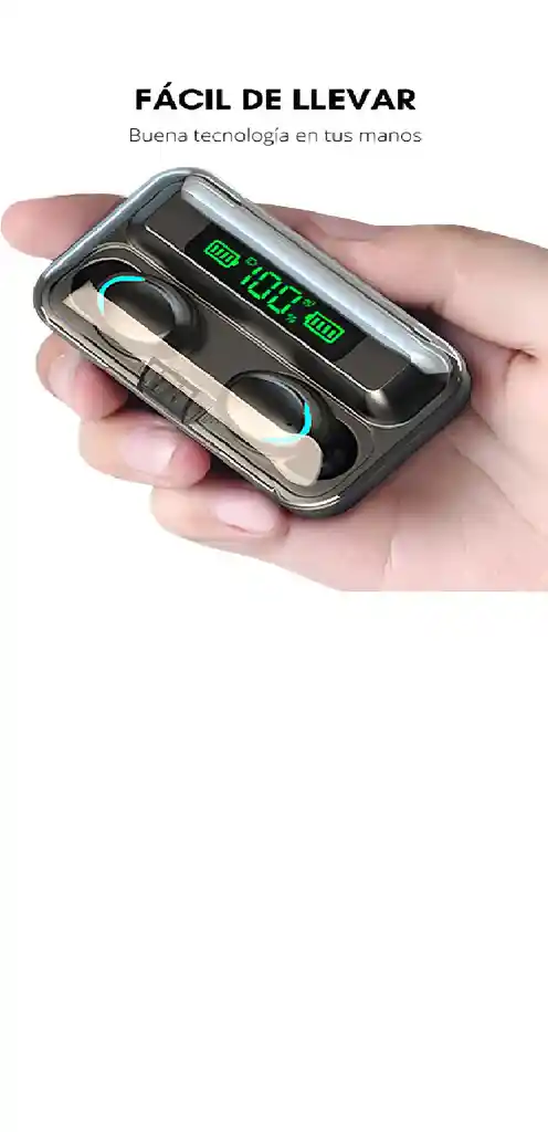 Audifonos Inalambricos Bluetooth Tactil Cancelacion De Ruido Color Negro