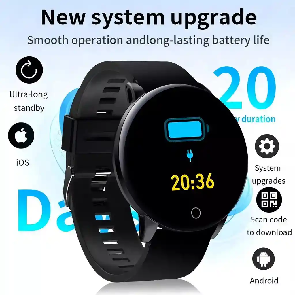 Smartwatch D18 | Controla Tu Salud Y Estilo En Todo Momento