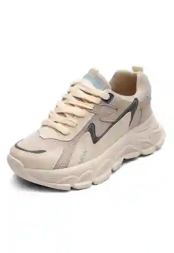 Tenis Mujer Talco-celeste Talla 39 Tellenzi 2082