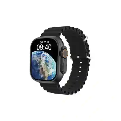 Smartwatch T20 Ultra S | Negro | Reloj Inteligente - Carga Inalámbrica Con 4 Correas