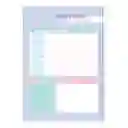 Cuaderno 1 Materias Pequeño Primavera Arg Femenino Cuadriculado