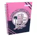 Cuaderno 1 Materias Pequeño Primavera Arg Femenino Cuadriculado