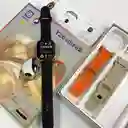 Smartwatch T20 Ultra S | Dorado | Reloj Inteligente - Carga Inalámbrica Con 4 Correas