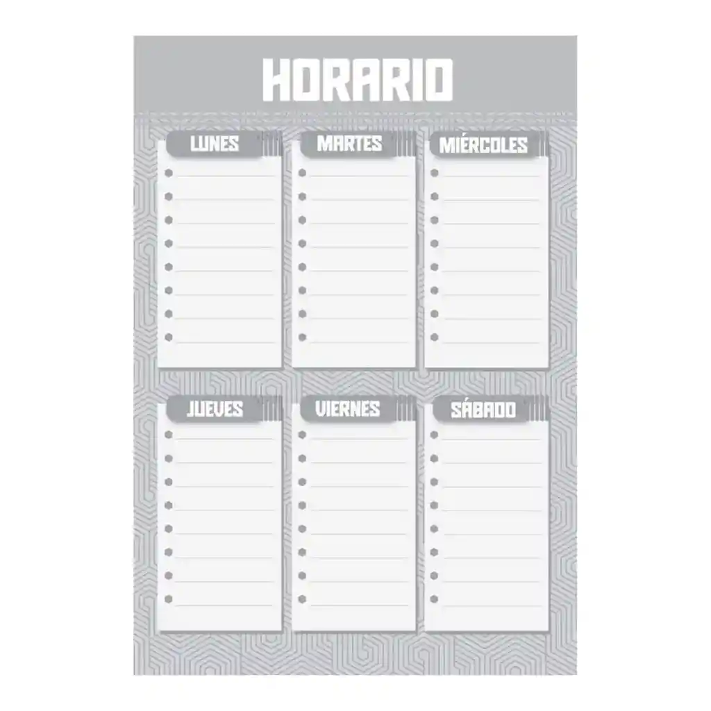 Cuaderno 1 Materias Pequeño Primavera Arg Masculino Cuadriculado