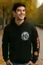 Buzo Goku Negro Talla M Unisex