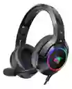 Audifonos Diadema Gamer Onikuma K9 Negros Con Luz Led Rgb