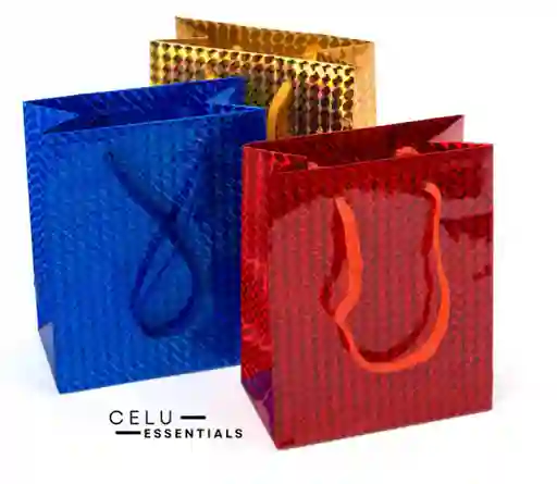 Bolsa De Regalo Tornasol Mediana