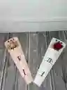 Combo Solitario De Encanto Y Caja De Chocolate Relleno Con Fresas Con Chocolate