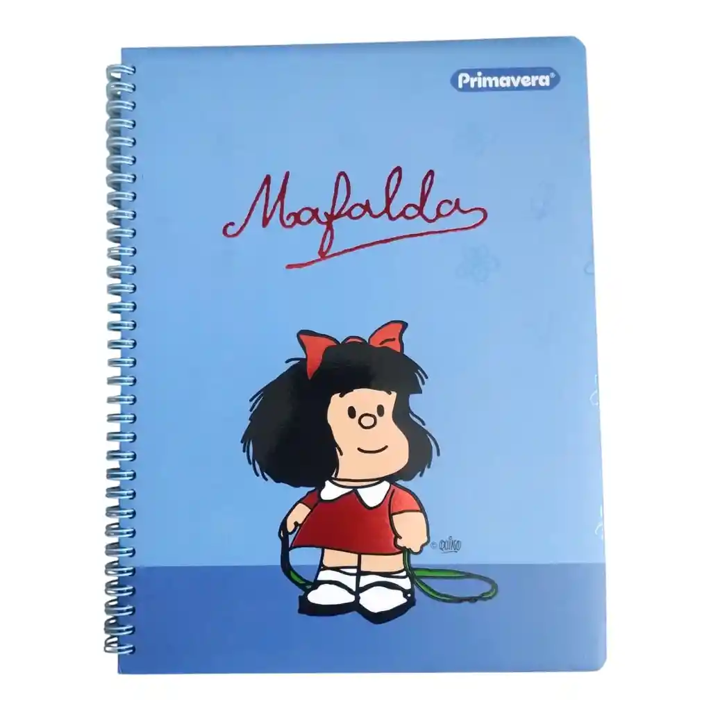 Cuaderno 1 Materias Grande Primavera Arg Femenino Cuadriculado