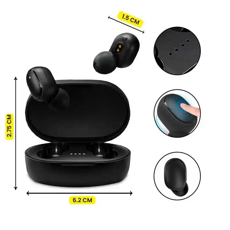 Audifonos - Airpods A6s Bluetooth V5.0 | Resistencia Y Estilo Deportivo