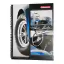 Cuaderno 1 Materias Grande Primavera Arg Masculino Cuadriculado