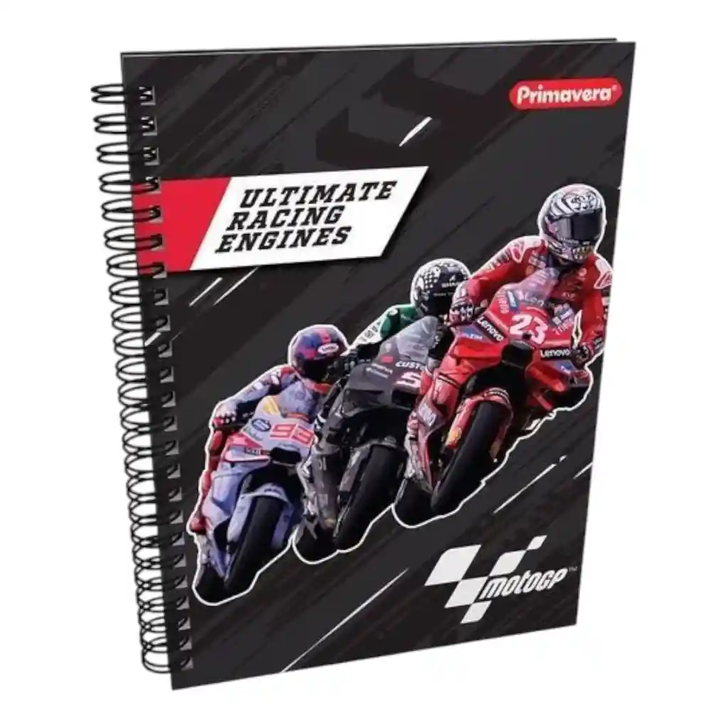 Cuaderno 1 Materias Grande Primavera Arg Masculino Cuadriculado