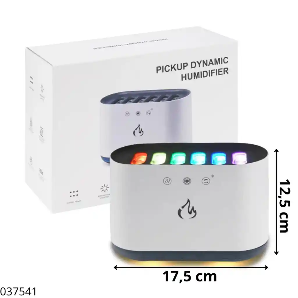 Difusor Humificador Chimenea 900 Ml Musica Y Voz