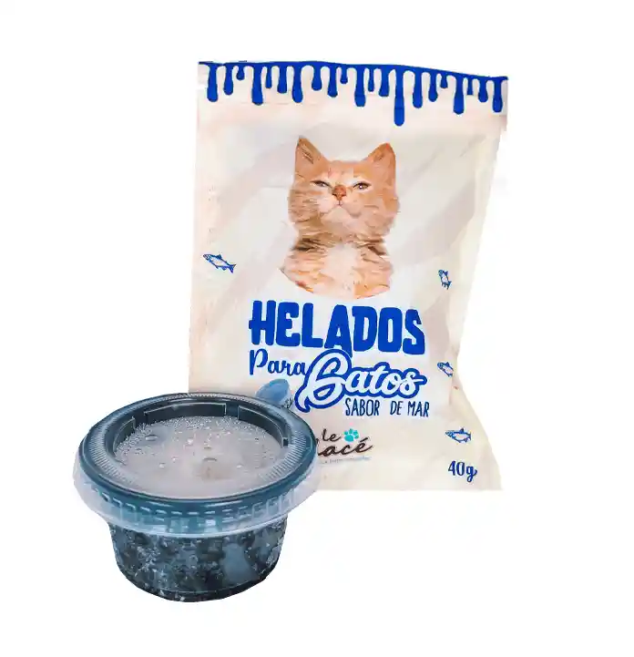 Helado Gatos Le Glace Sabores De Mar 40 Gr