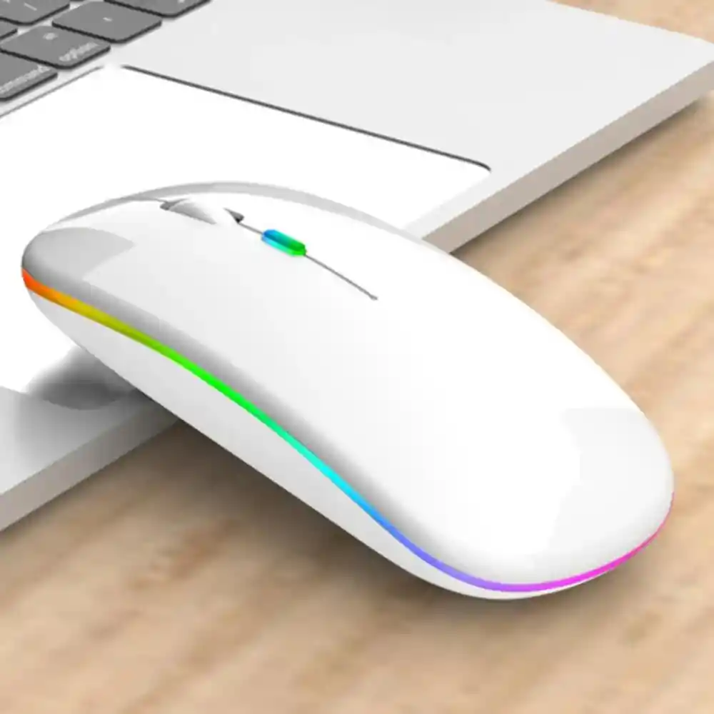 Mouse Inalámbrico Bluetooth Recargable Para Pc
