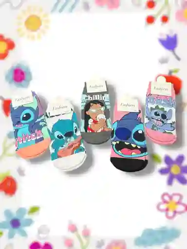 Medias Tobilleras Stitch Cara