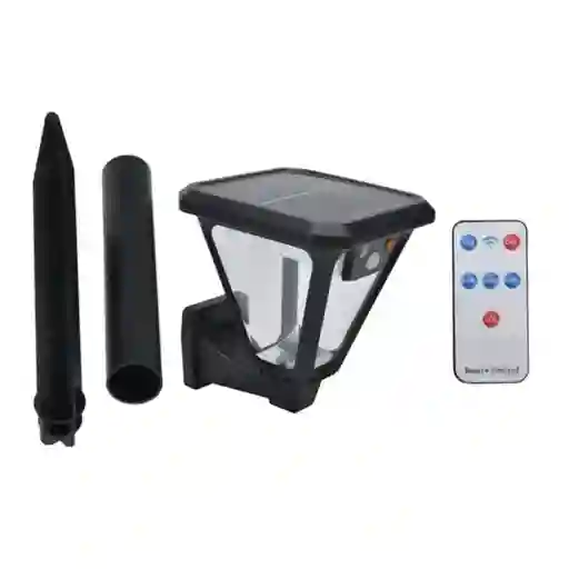 Lampara Farola Solar Sensor De Movimiento Exterior