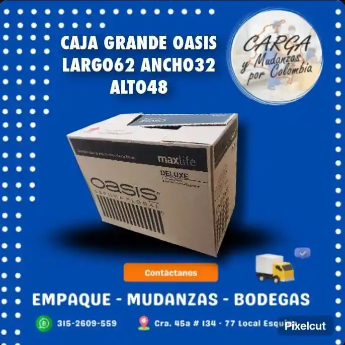 Caja De Carton Grande Largo 62 Largo X32 Ancho X 48 Alto Para Mudanza-empaque Y Embalaje