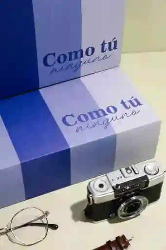 Caja Base Y Funda Azul 32x22x8