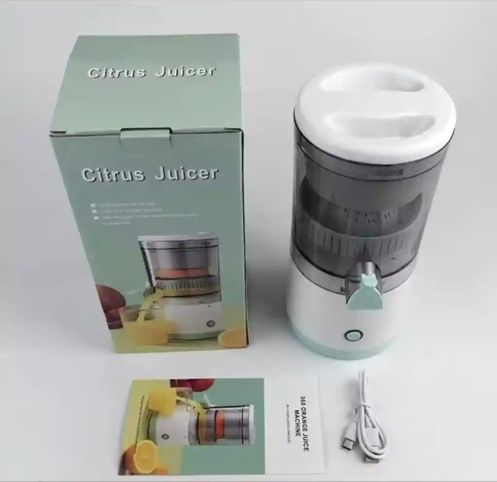 Exprimidor Eléctrico Naranja Limón Jugo De Fruta Recargable 🍊