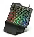 Teclado Gamer Una Mano Retroiluminado